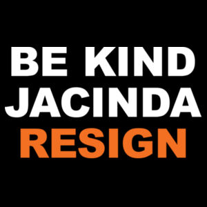 Be Kind Jacinda - Mens Block T shirt Design