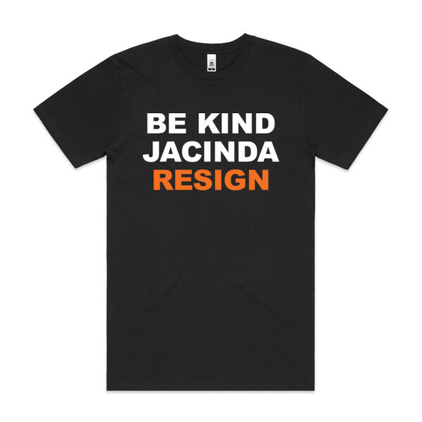 Be Kind Jacinda - Mens Block T shirt Thumbnail